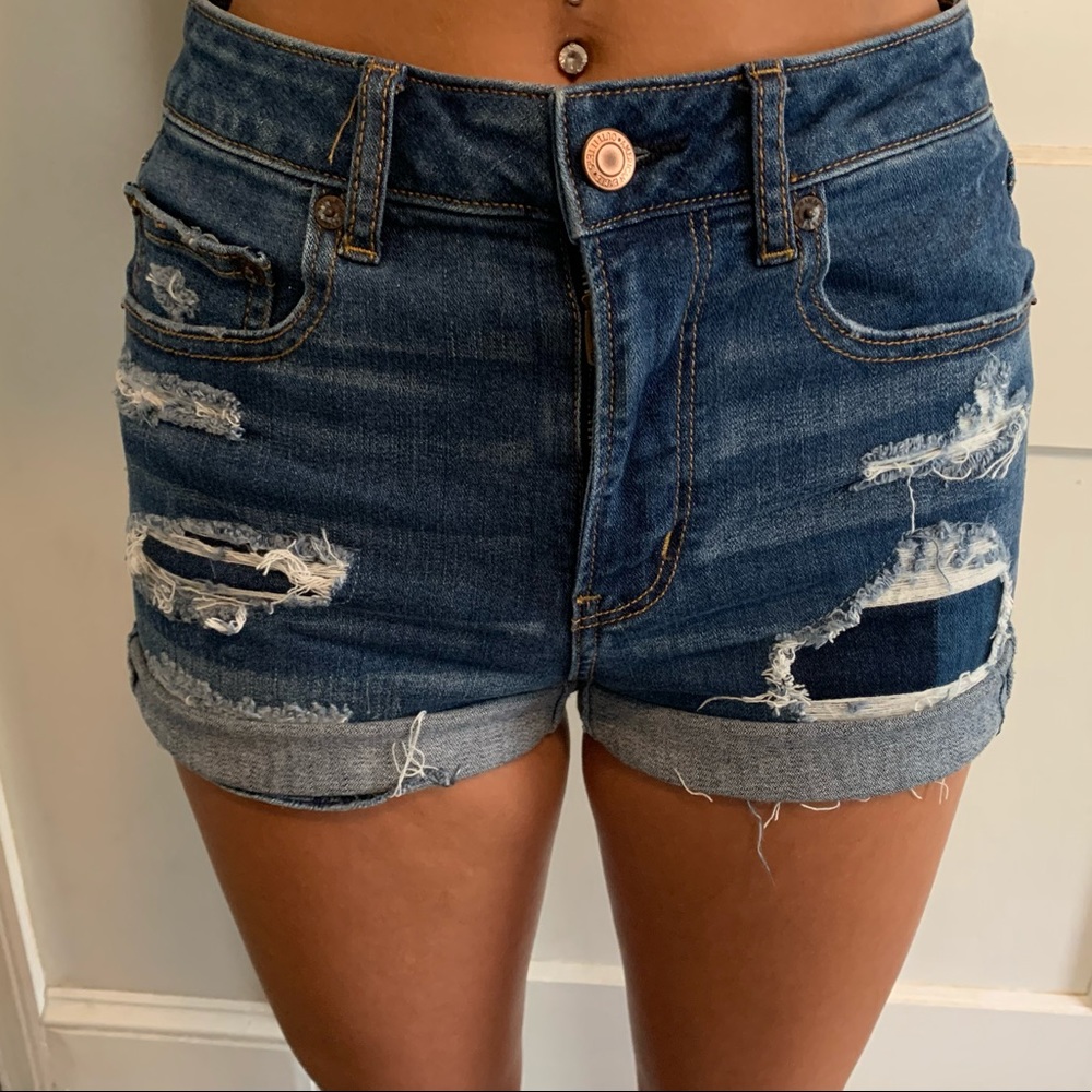 American eagle jean shorts